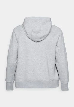 Under Armour RIVAL HOODIE - Bluza - Steel Medium Heather/black