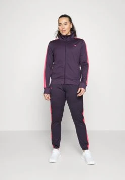 Under Armour TRACKSUIT - Dres - Tux Purple/pink Shock