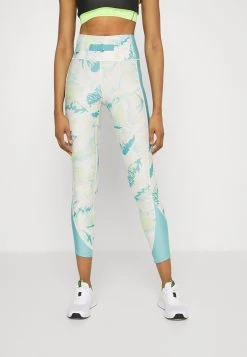 Under Armour ANKLE - Legginsy - Pale Olive/cloudless Sky/iridescent