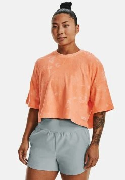 Under Armour WARMUPJOURNEY SS - T-shirt Basic - Mellow Orange