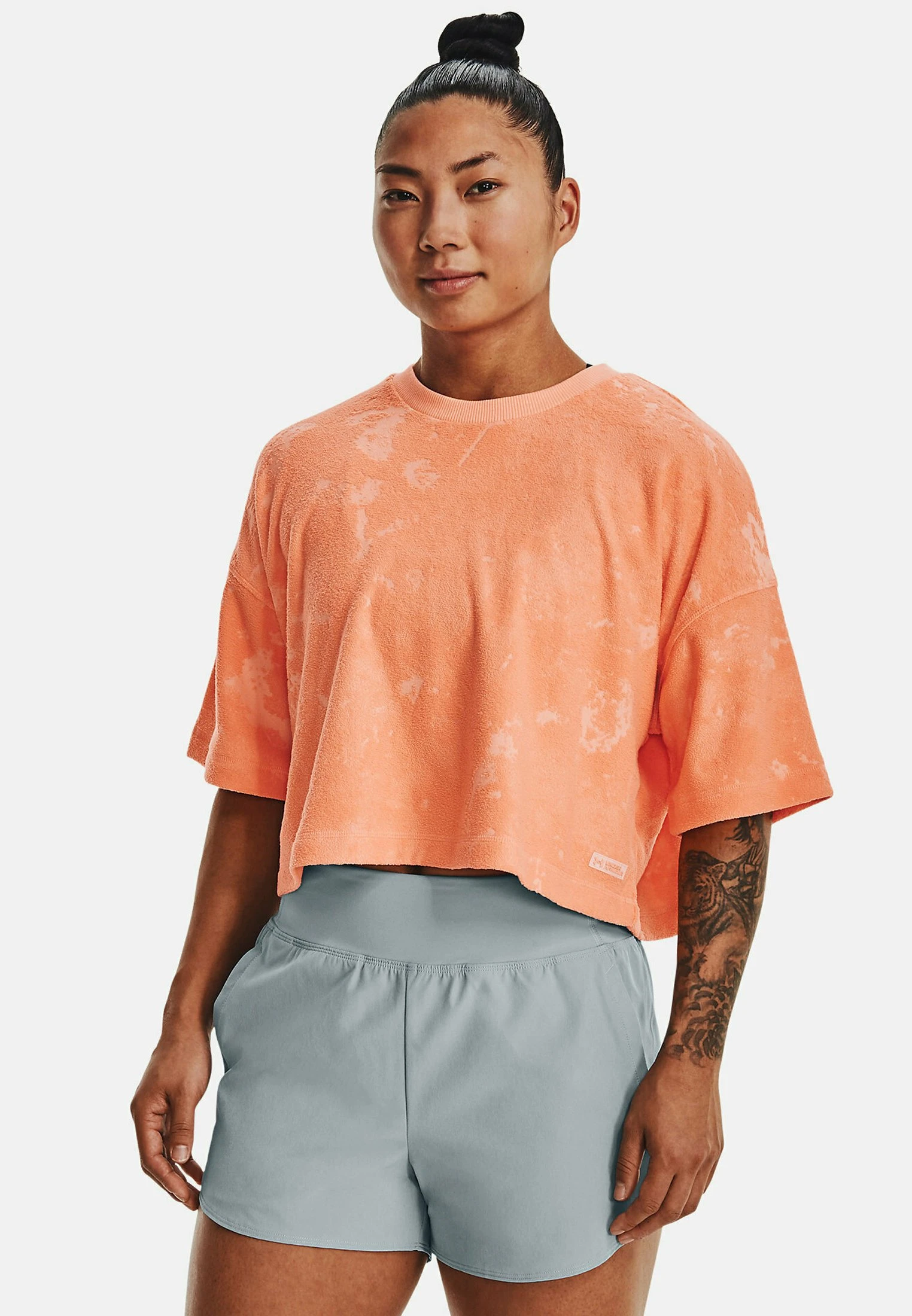 Under Armour WARMUPJOURNEY SS - T-shirt Basic - Mellow Orange