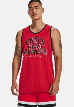 Under Armour SLEEVELESS BASELINE REVERSIBLE - Koszulki NBA - Red