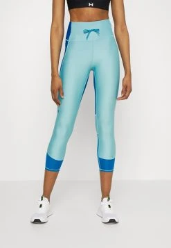 Under Armour ANKLE LEG BLOCK - Legginsy - Cruise Blue/white/capri