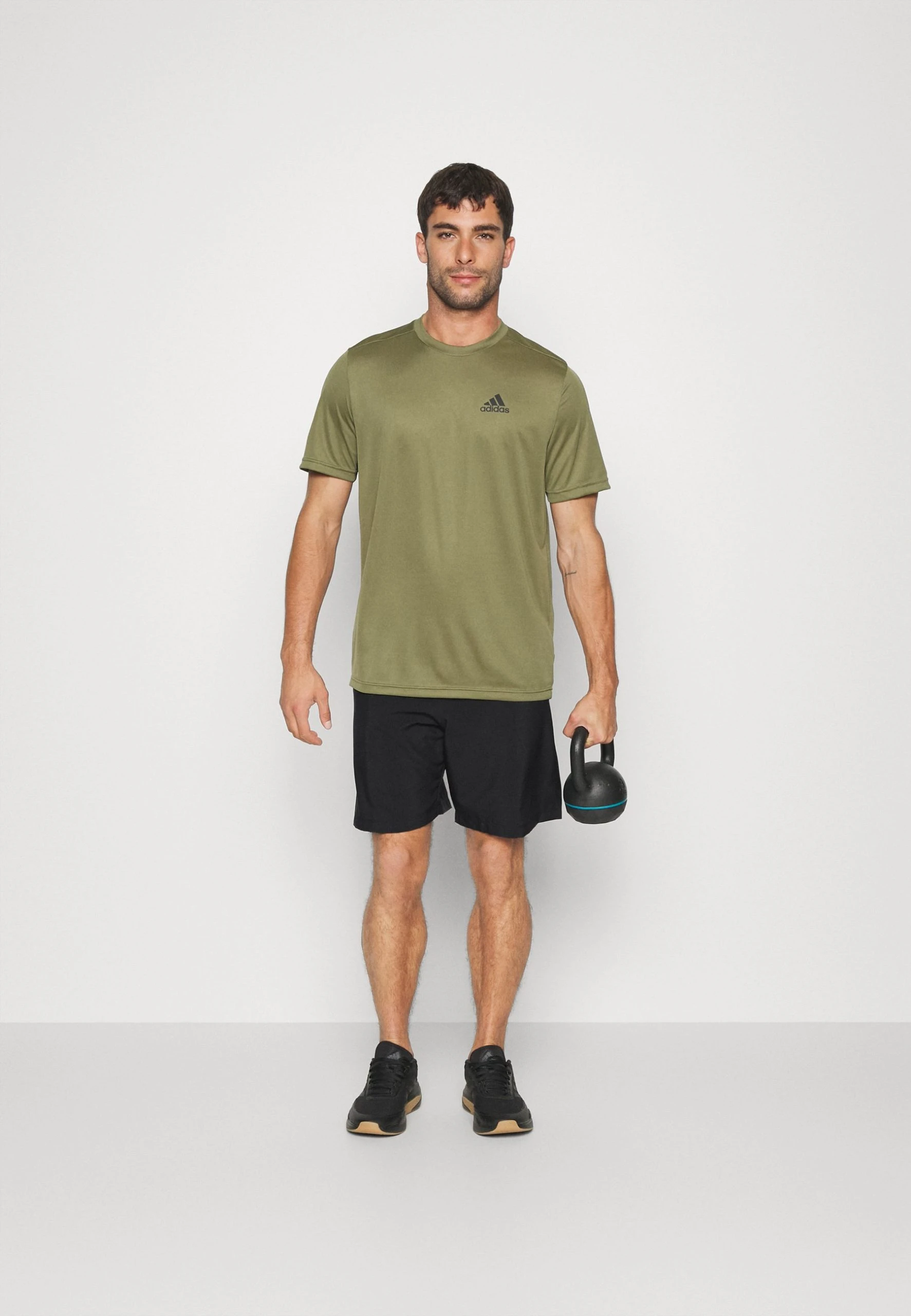 Under Armour GRAPHIC - Krótkie Spodenki Sportowe - Black/white - obrazek 2