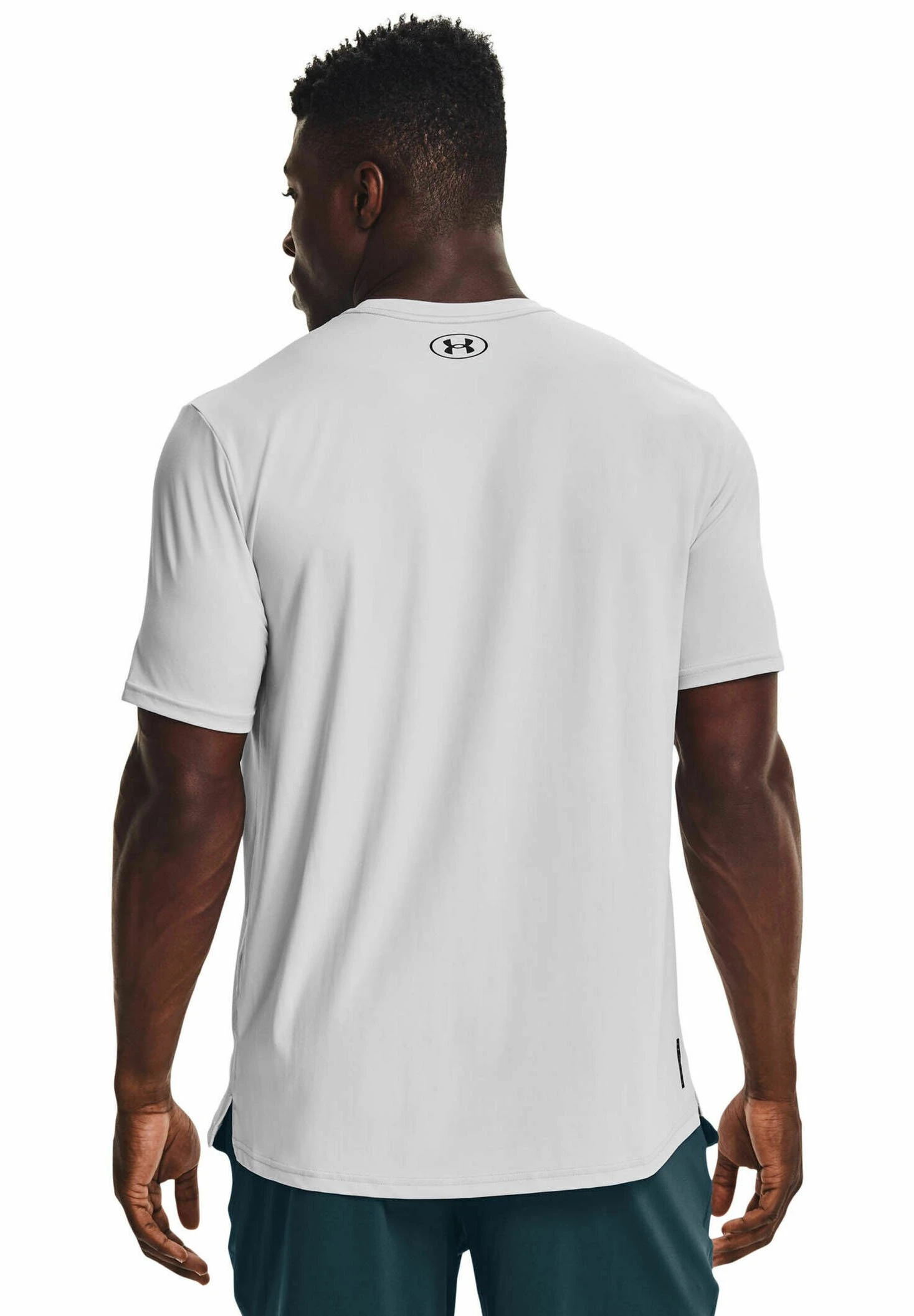 Under Armour UA RUSH ENERGY - T-shirt Z Nadrukiem - Hellgrau - obrazek 3