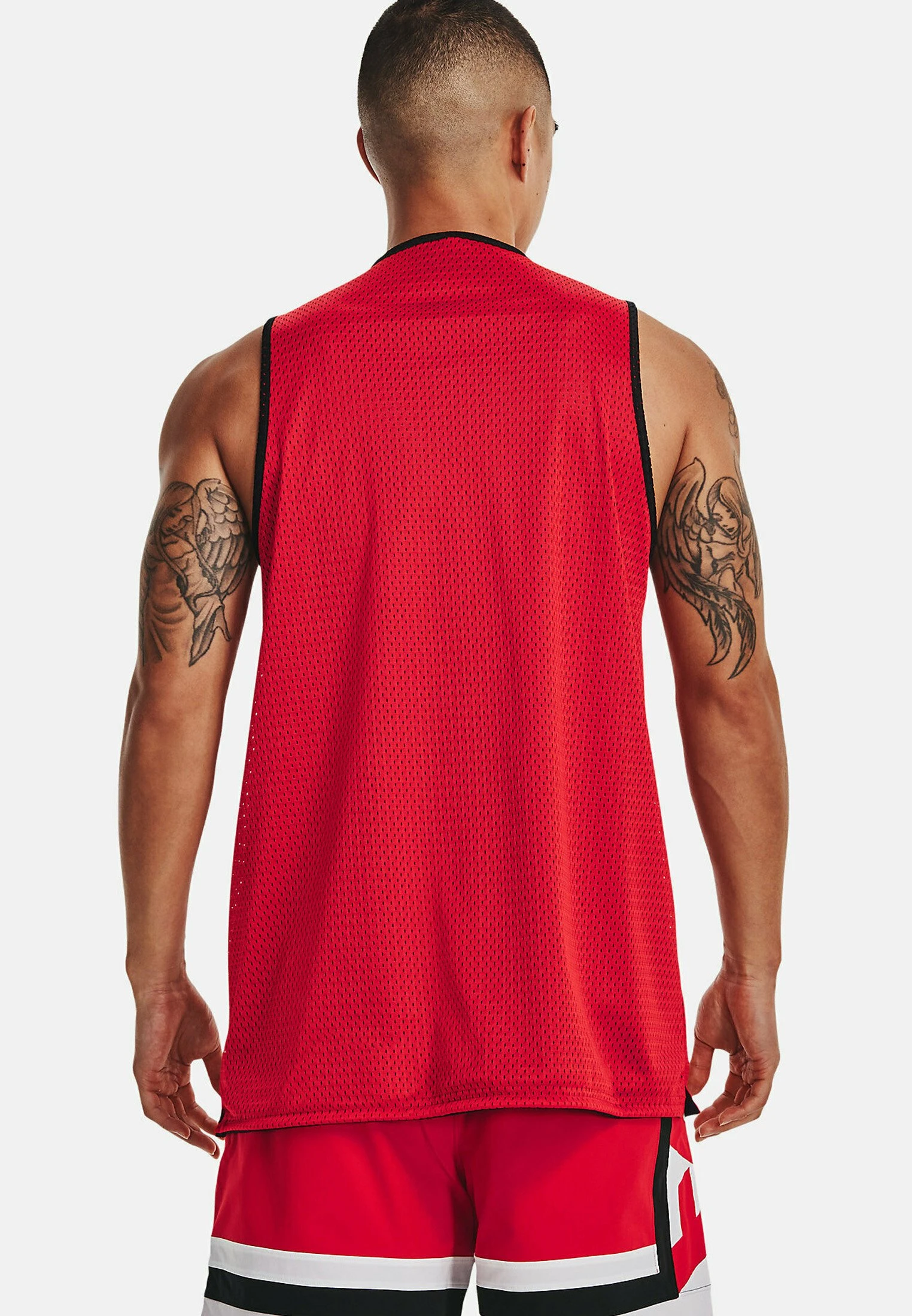 Under Armour SLEEVELESS BASELINE REVERSIBLE - Koszulki NBA - Red - obrazek 3