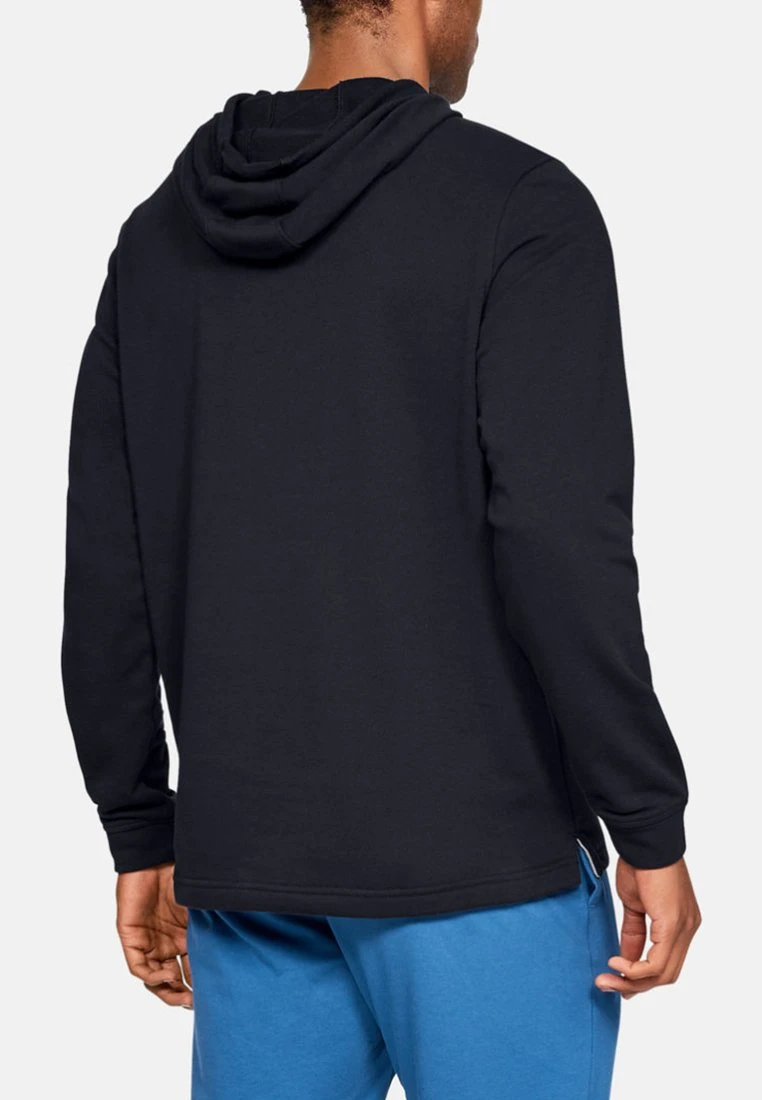 Under Armour SPORTSTYLE TERRY HOODIE - Bluza Z Kapturem - Black - obrazek 3