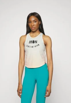 Under Armour PJT ROCK STATE OF MIND TANK - Top - Ivory/peach Horizon/black