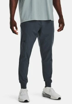 Under Armour UNSTOPPABLE - Spodnie Treningowe - Downpour Gray