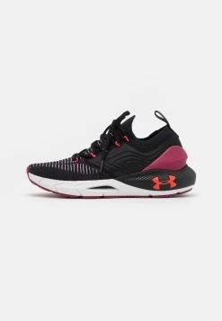 Under Armour HOVR PHANTOM - Obuwie Do Biegania Treningowe - Black/wildflower/beta