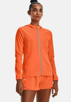 Under Armour UA ANYWHERE STORM - Kurtka Sportowa - Orange Blast