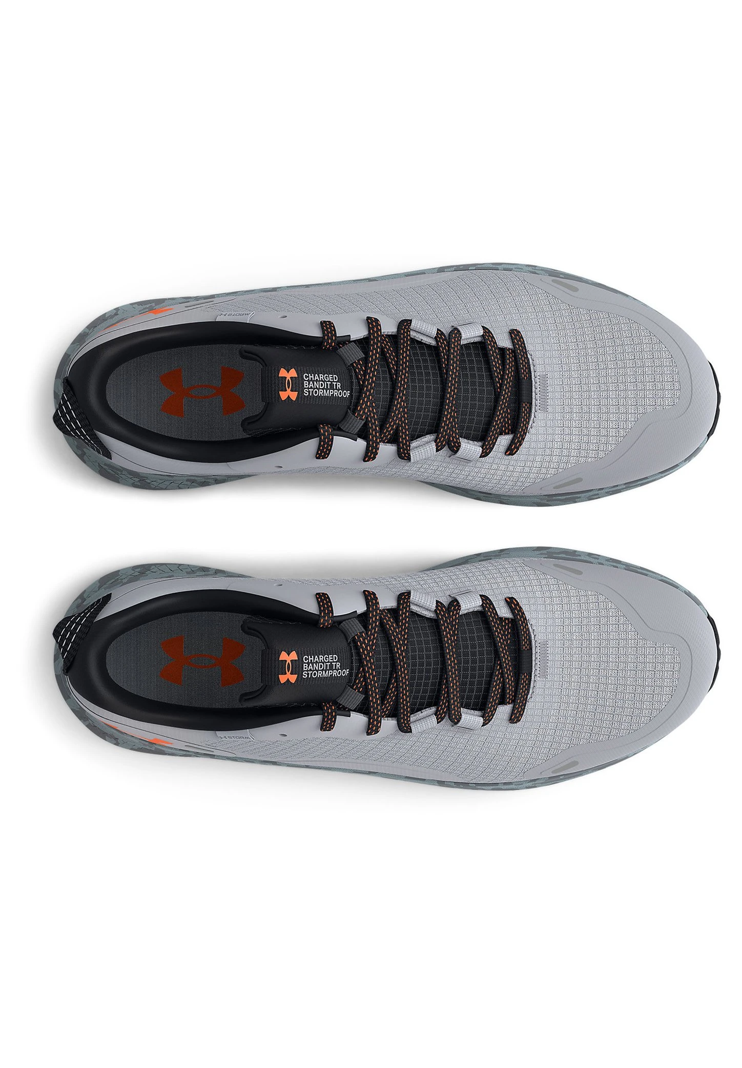 Under Armour UA CHARGED BANDIT TR 2 SP - Obuwie Do Biegania Szlak - Mod Gray / Black / Orange Blast - obrazek 3
