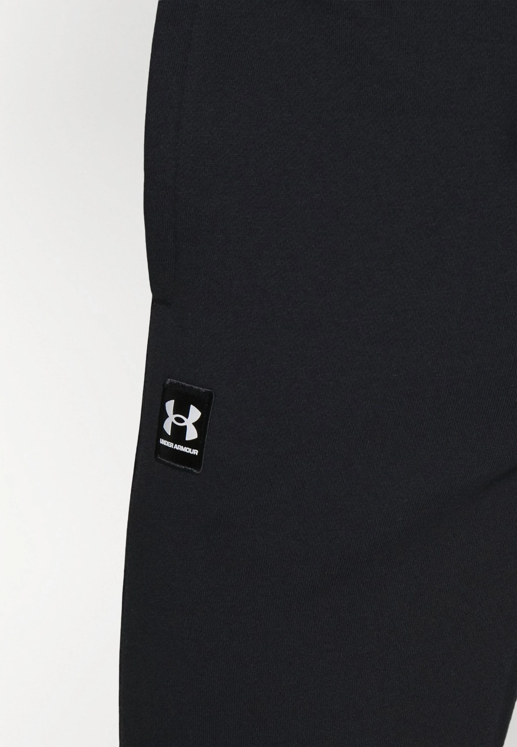 Under Armour RIVAL PANT - Spodnie Treningowe - Black/white - obrazek 4