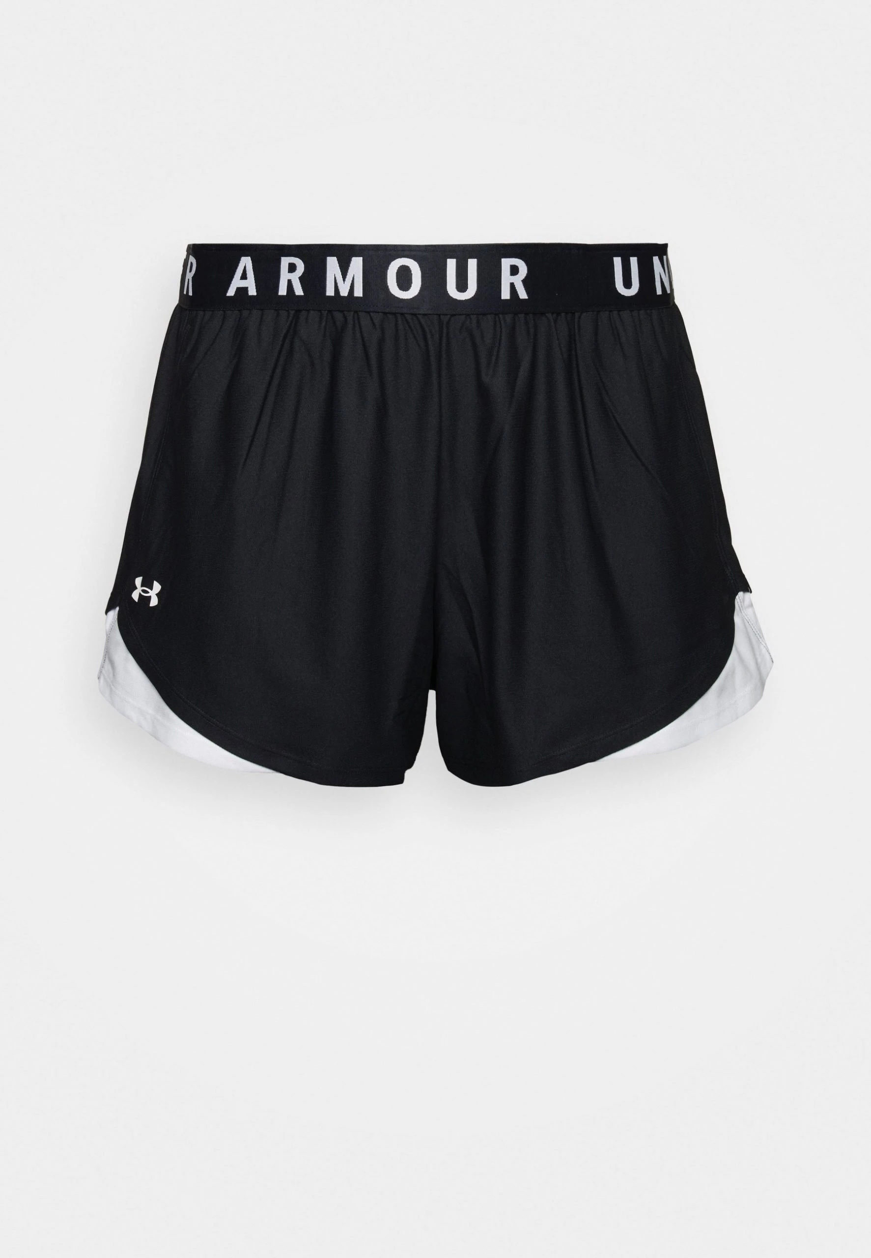 Under Armour PLAY UP - Krótkie Spodenki Sportowe - Black / White / White