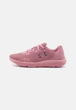 Under Armour CHARGED PURSUIT 3 - Obuwie Do Biegania Treningowe - Pink Elixir