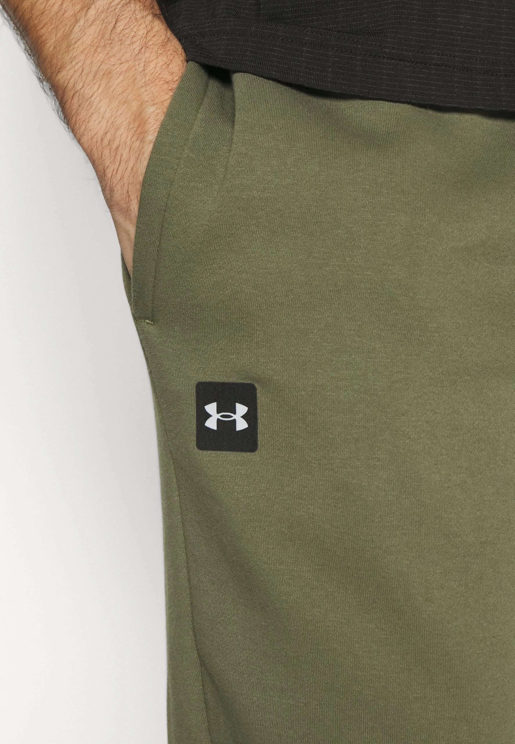 Under Armour RIVAL JOGGERS - Spodnie Treningowe - Marine Od Green/onyx White - obrazek 5