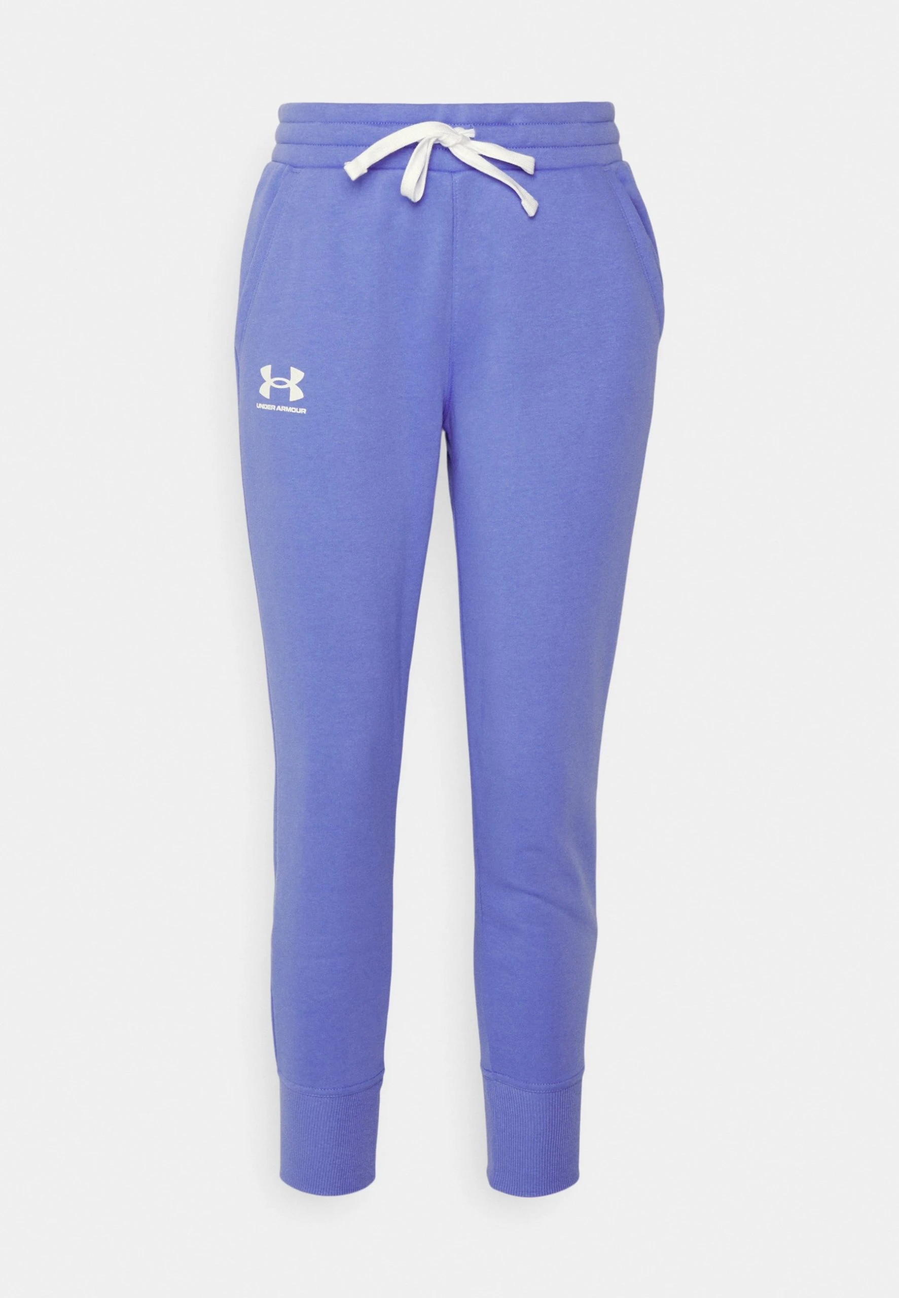 Under Armour RIVAL - Spodnie Treningowe - Baja Blue/white - obrazek 4