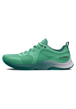 Under Armour HOVR OMNIA - Obuwie Treningowe - Green Breeze/coastal Teal/metallic Ash Taupe