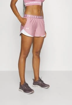 Under Armour PLAY UP - Krótkie Spodenki Sportowe - Pink Elixir/white