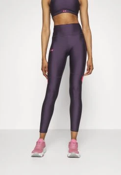 Under Armour PANEL - Legginsy - Tux Purple/pink Shock