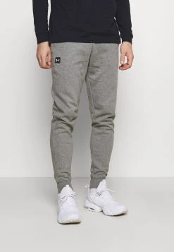 Under Armour RIVAL JOGGERS - Spodnie Treningowe - Pitch Gray Light Heather