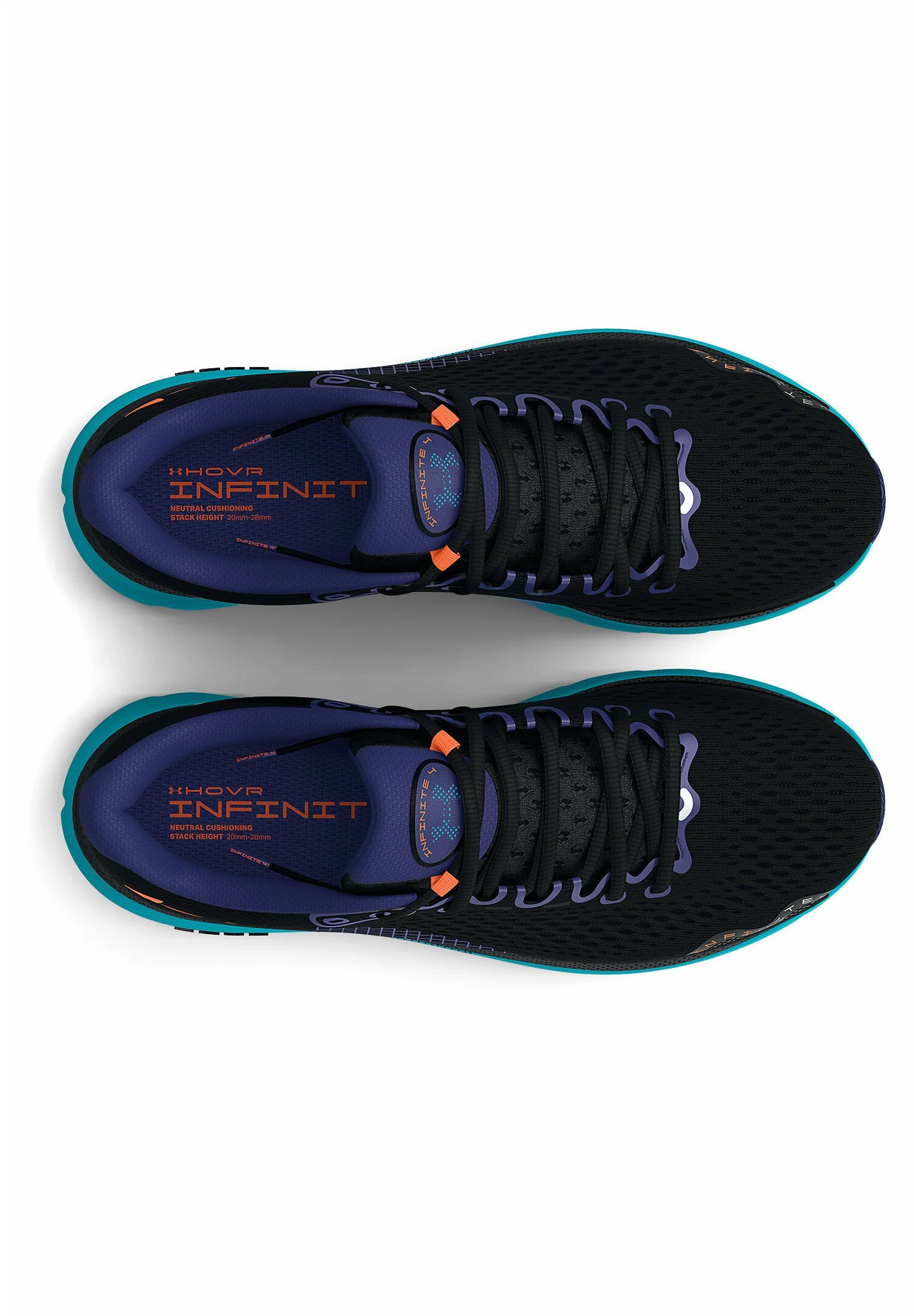 Under Armour TECHNICAL PERFORMA UA HOVR INFINITE - Obuwie Do Biegania Treningowe - Black - obrazek 3