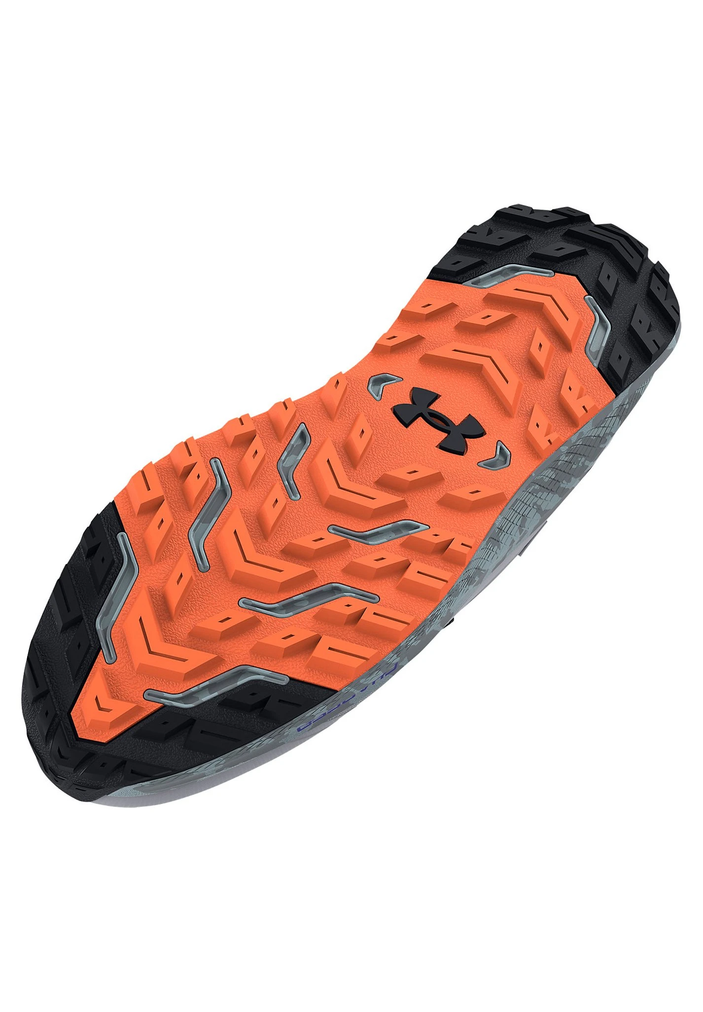Under Armour UA CHARGED BANDIT TR 2 SP - Obuwie Do Biegania Szlak - Mod Gray / Black / Orange Blast - obrazek 4