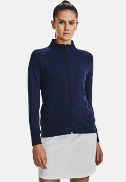 Under Armour WARMUP STORM MIDLAYER FZ - Bluza Rozpinana - Midnight Navy