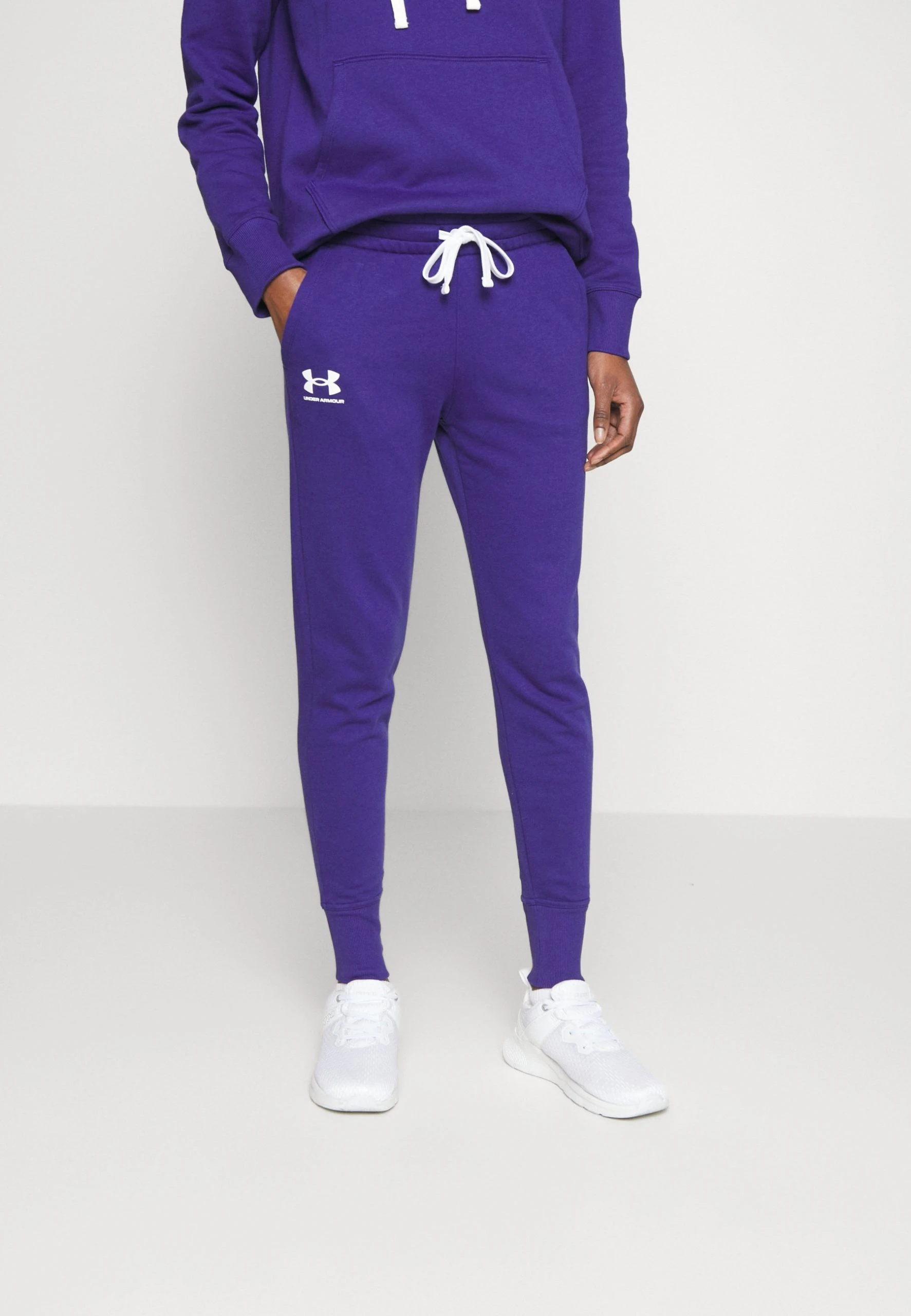 Under Armour RIVAL - Spodnie Treningowe - Sonar Blue/white