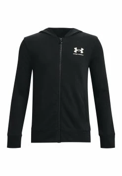 Under Armour UA RIVAL TERRY FZ - Bluza Rozpinana - Black