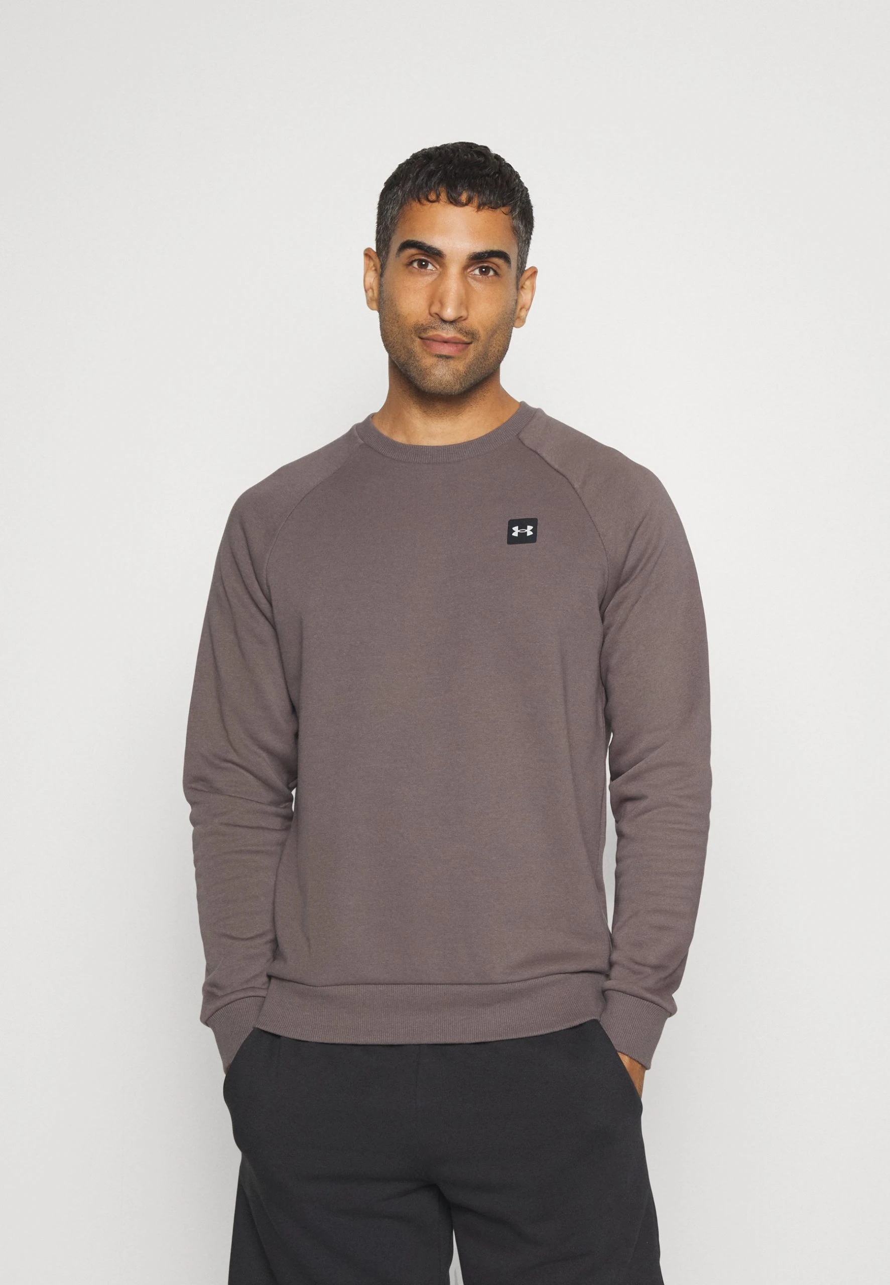 Under Armour RIVAL CREW - Bluza - Fresh Clay/onyx White
