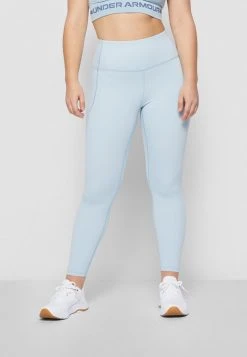 Under Armour MERIDIAN - Legginsy - Breaker Blue/metallic Silver