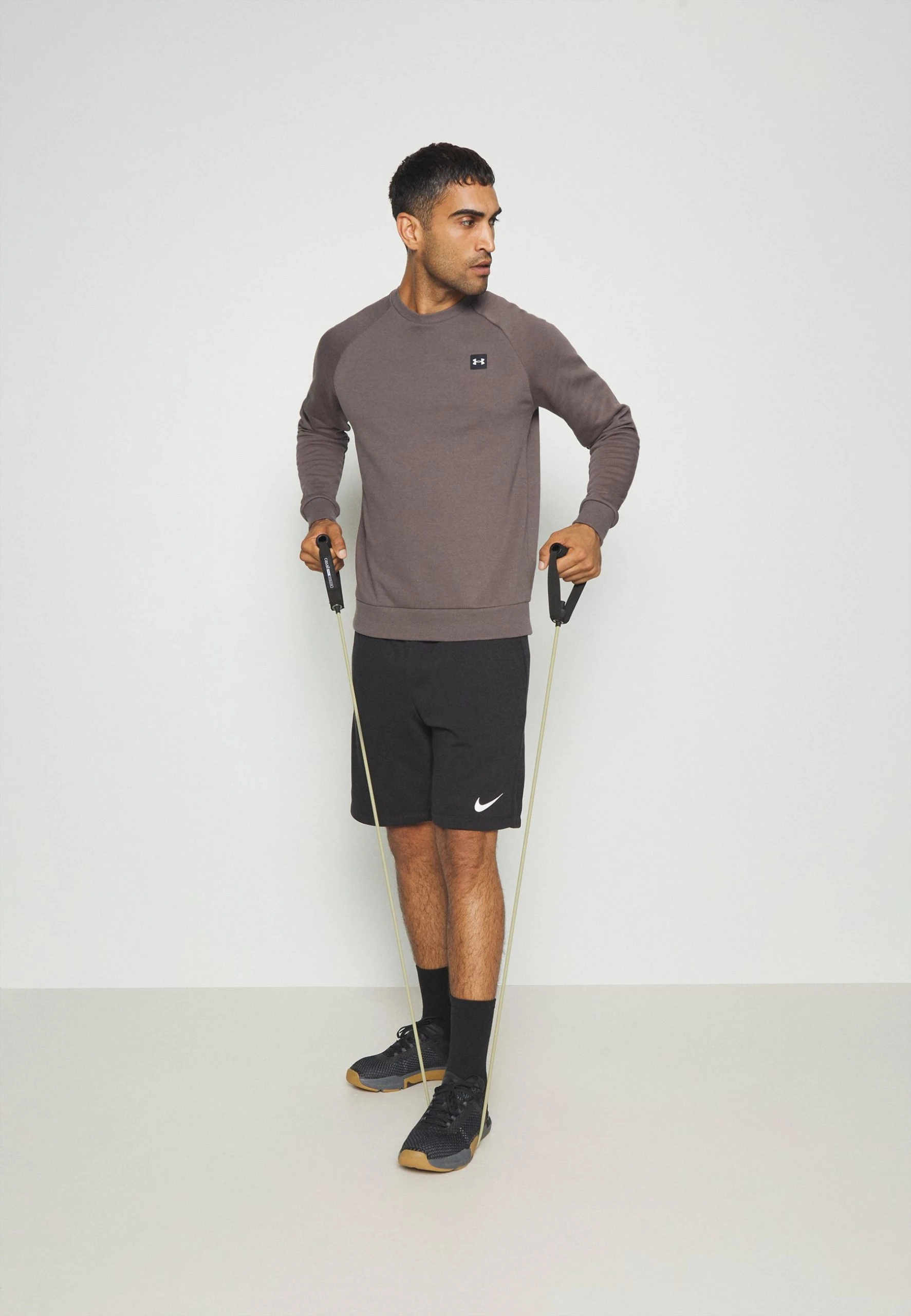 Under Armour RIVAL CREW - Bluza - Fresh Clay/onyx White - obrazek 2