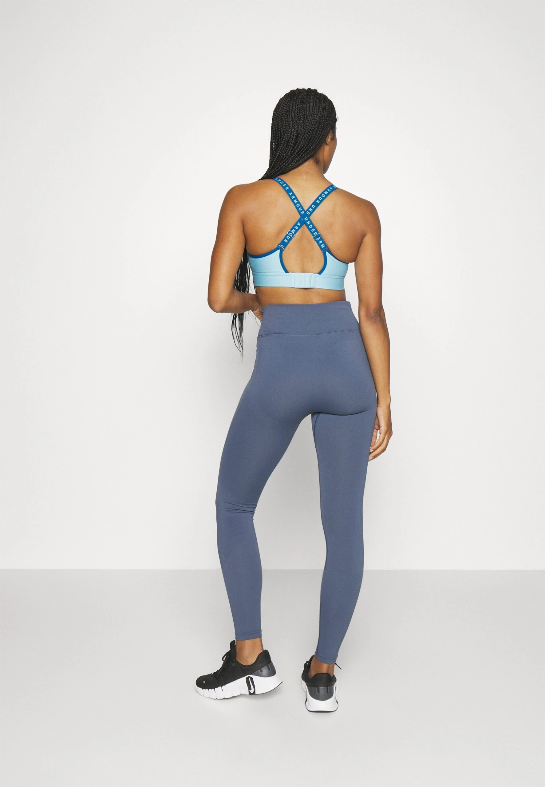 Under Armour TRAIN SEAMLESS LEGGING - Legginsy - Downpour Gray - obrazek 3