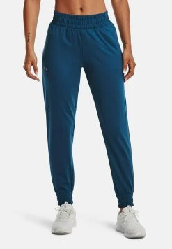 Under Armour MERIDIAN - Spodnie Treningowe - Petrol Blue
