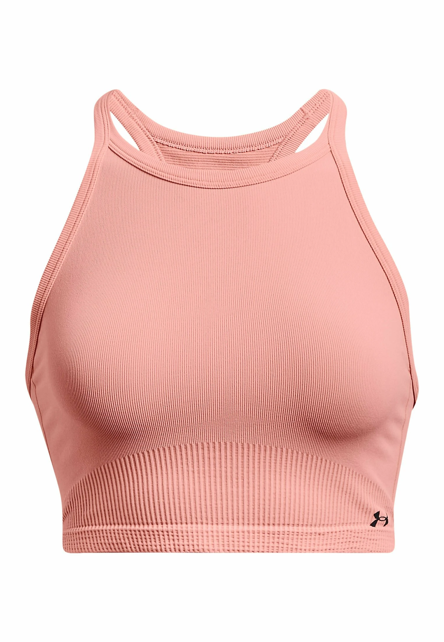 Under Armour RUSH SEAMLESS TANK - Stanik Sportowy Z średnim Wsparciem - Posh Pink - obrazek 5