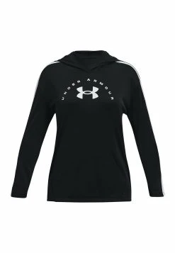 Under Armour LONG-SLEEVES - Bluza Z Kapturem - Black
