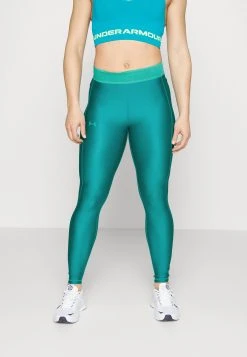 Under Armour BRANDED LEG - Legginsy - Coastal Teal/birdie Green