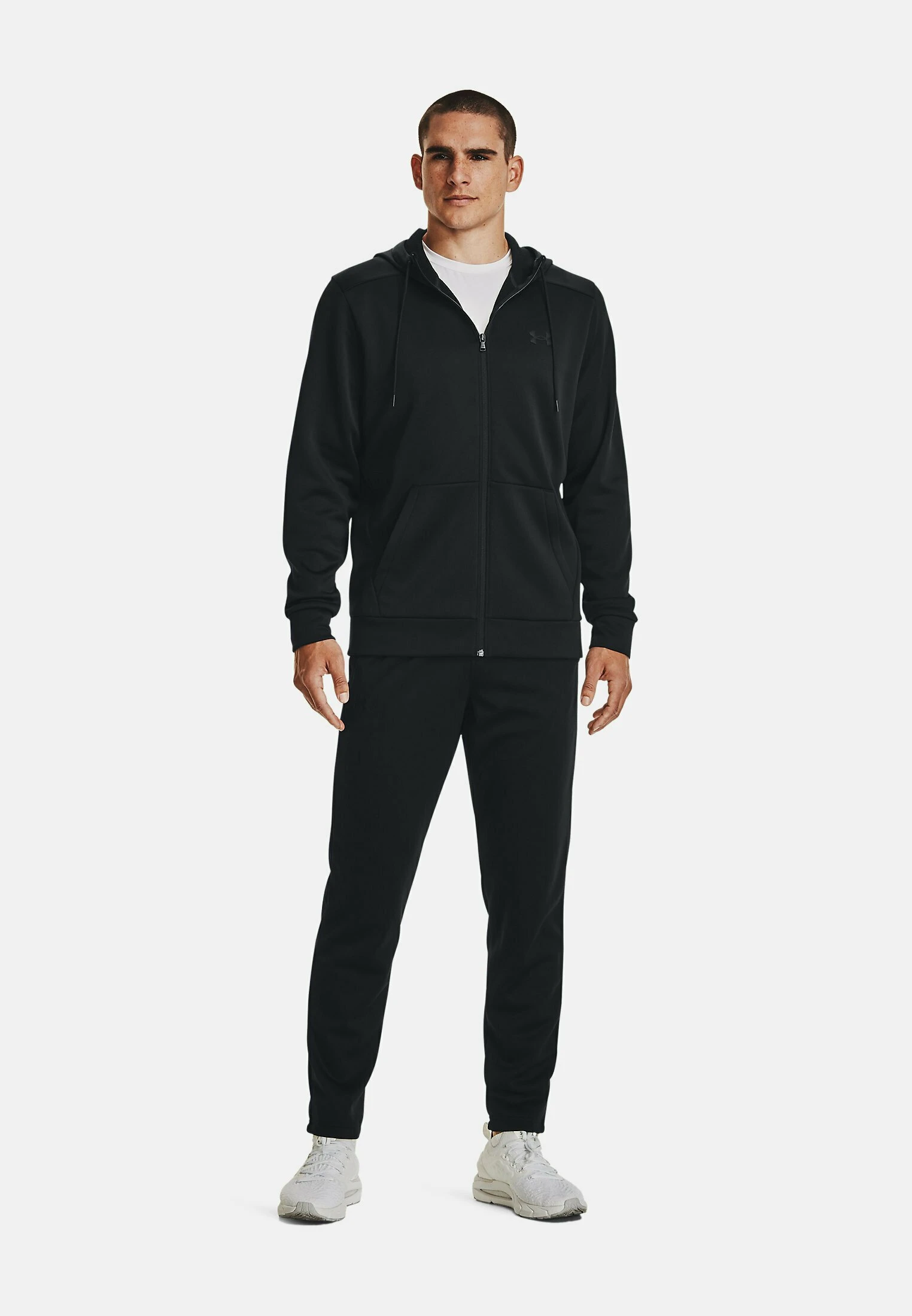 Under Armour Bluza Rozpinana - Black - obrazek 2