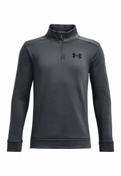 Under Armour 1/4 ZIP - Bluza - Pitch Gray