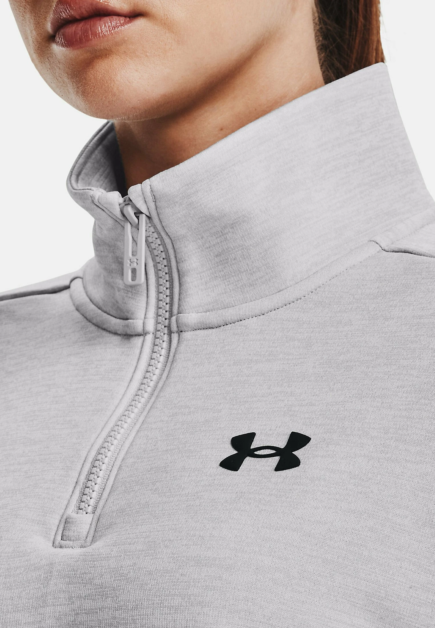 Under Armour Bluza Z Polaru - Halo Gray Light Heather - obrazek 4