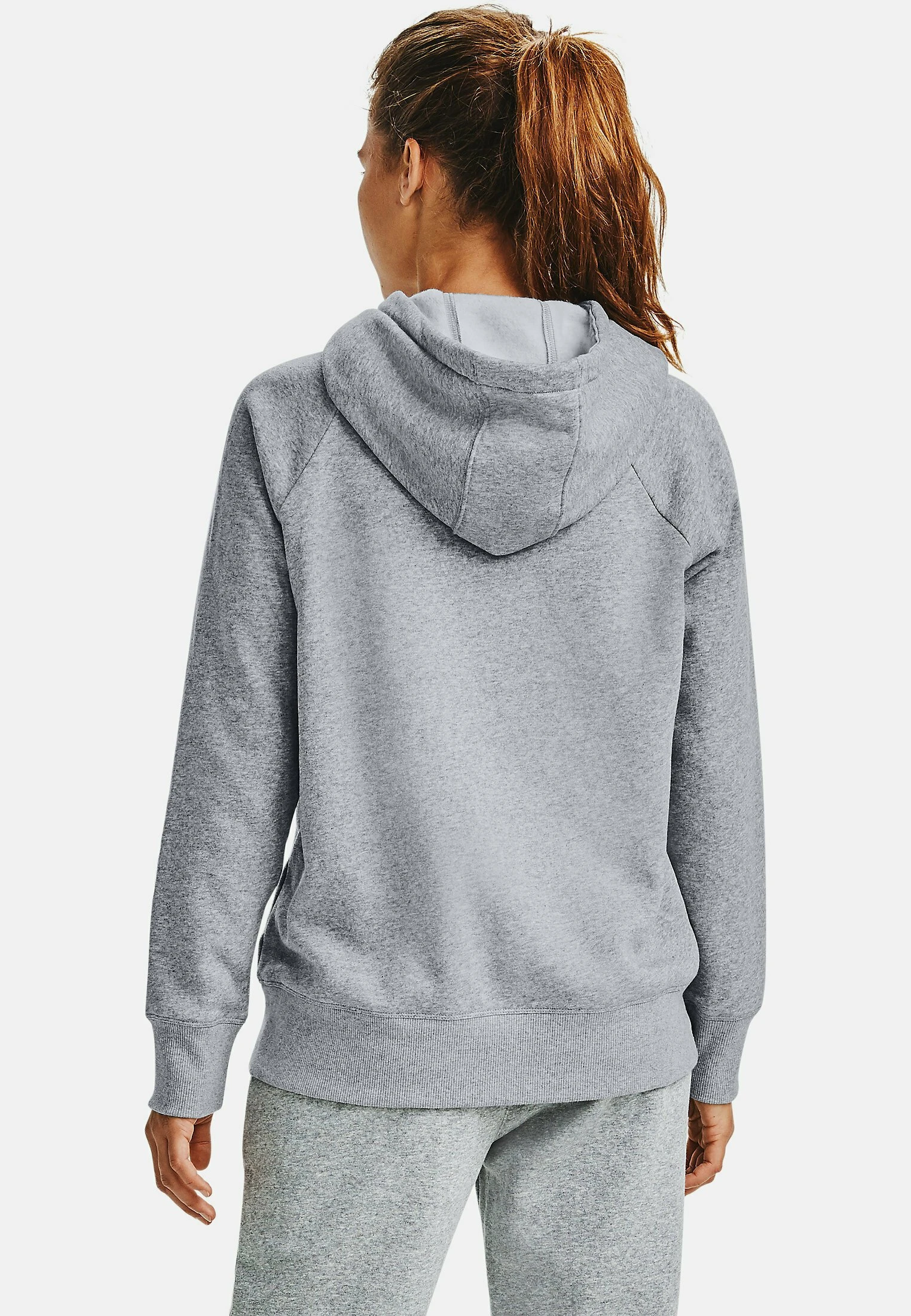 Under Armour RIVAL - Bluza Z Kapturem - Steel Medium Heather - obrazek 2