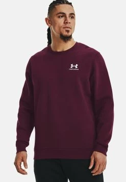 Under Armour ESSENTIAL CREW - Bluza - Purple Stone