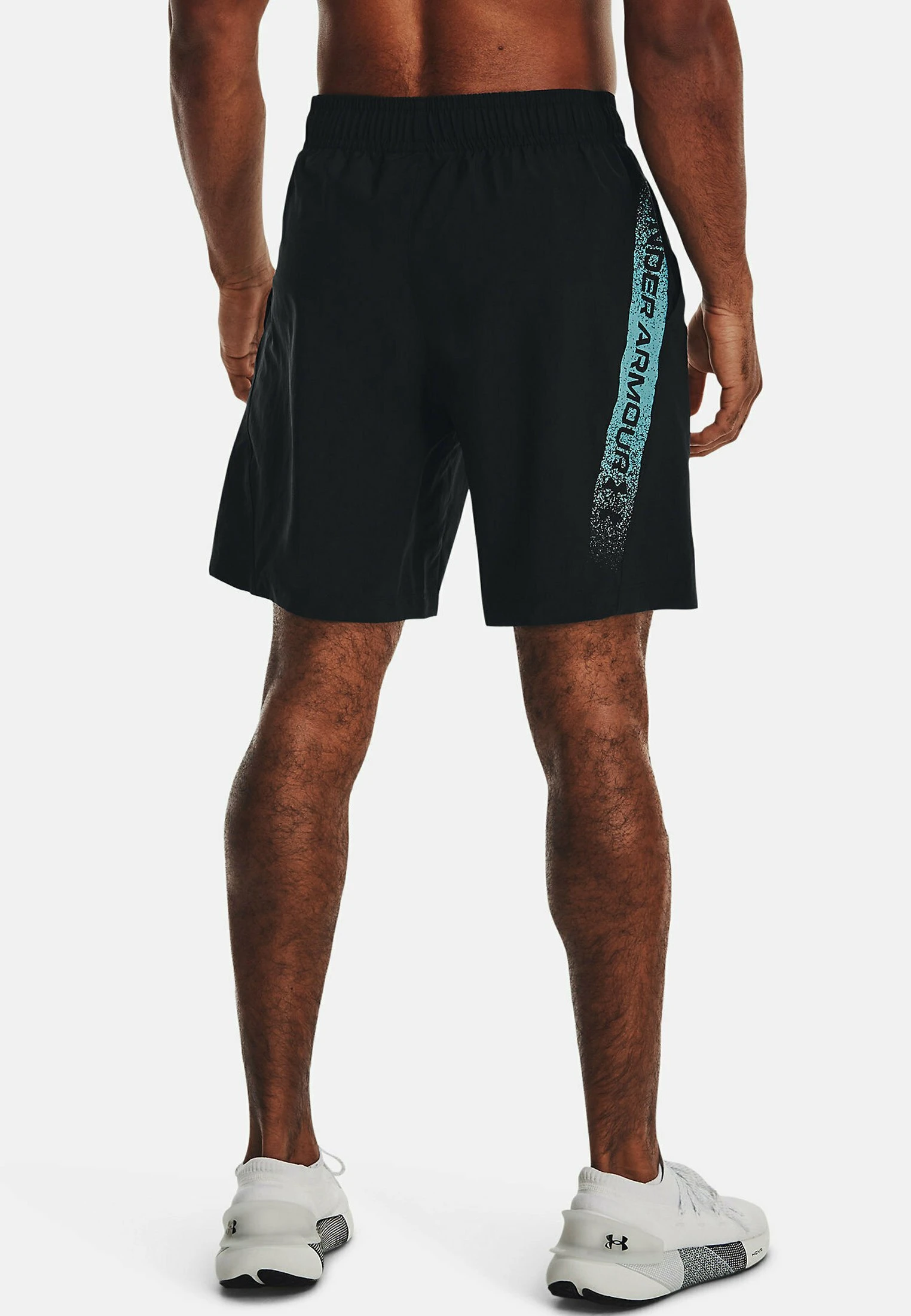 Under Armour GRAPHIC - Krótkie Spodenki Sportowe - Black - obrazek 3