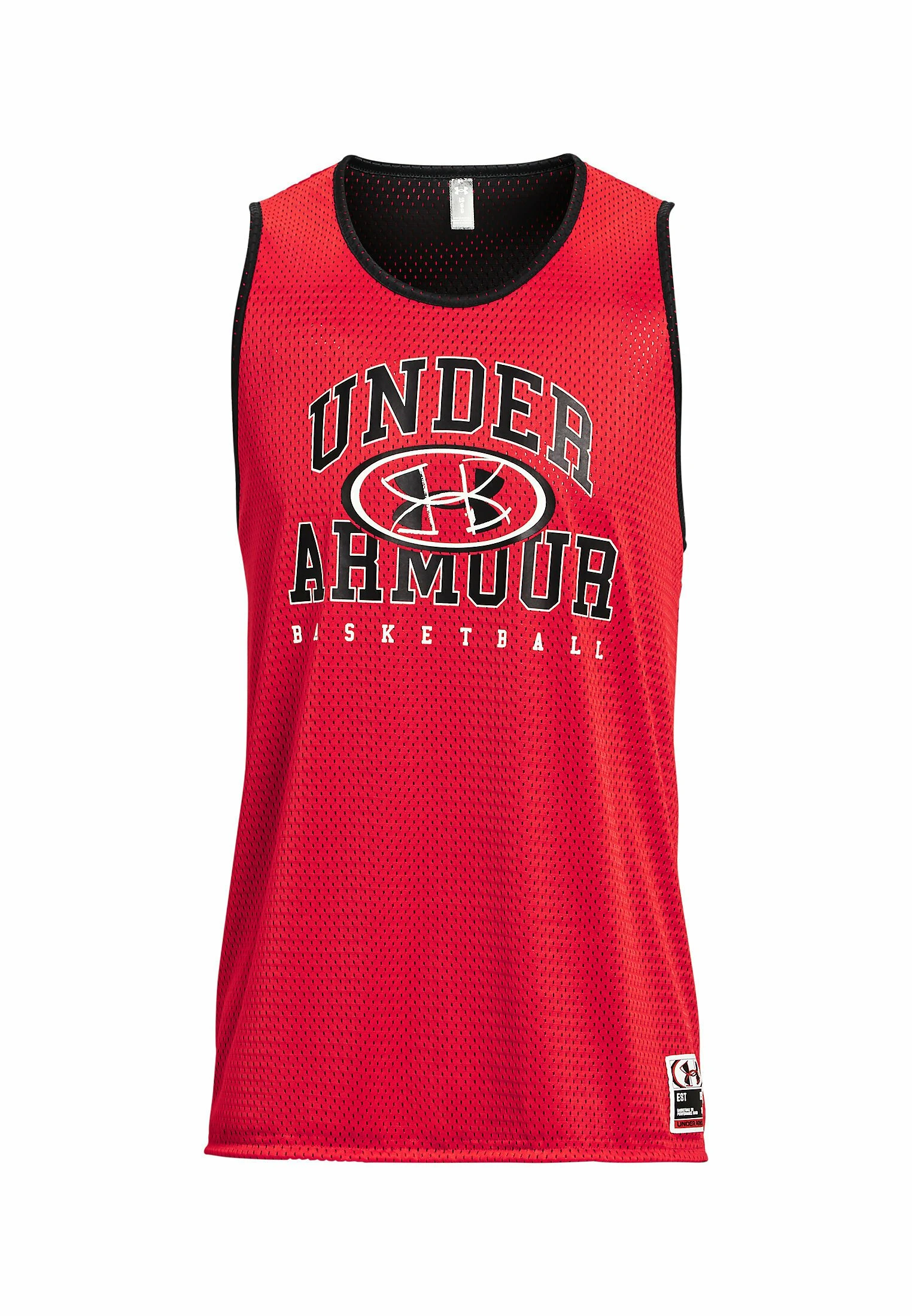 Under Armour SLEEVELESS BASELINE REVERSIBLE - Koszulki NBA - Red - obrazek 4