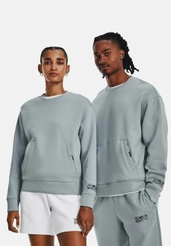 Under Armour UA SUMMIT CREW - Bluza - Harbor Blue