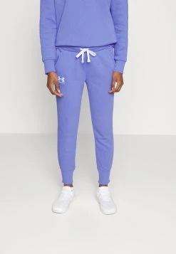 Under Armour RIVAL - Spodnie Treningowe - Baja Blue/white