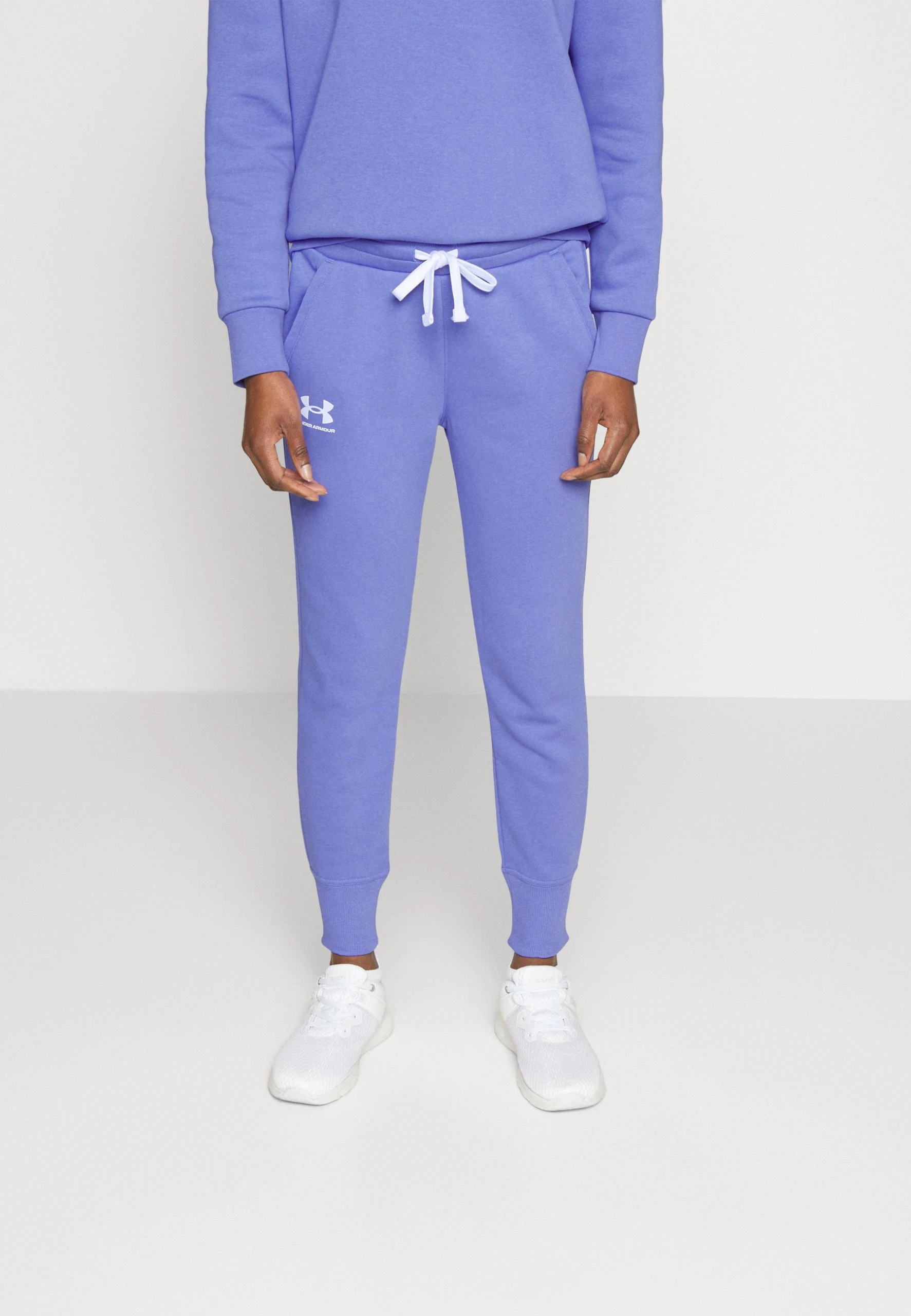 Under Armour RIVAL - Spodnie Treningowe - Baja Blue/white