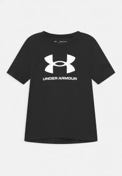 Under Armour LOGO - T-shirt Z Nadrukiem - Black