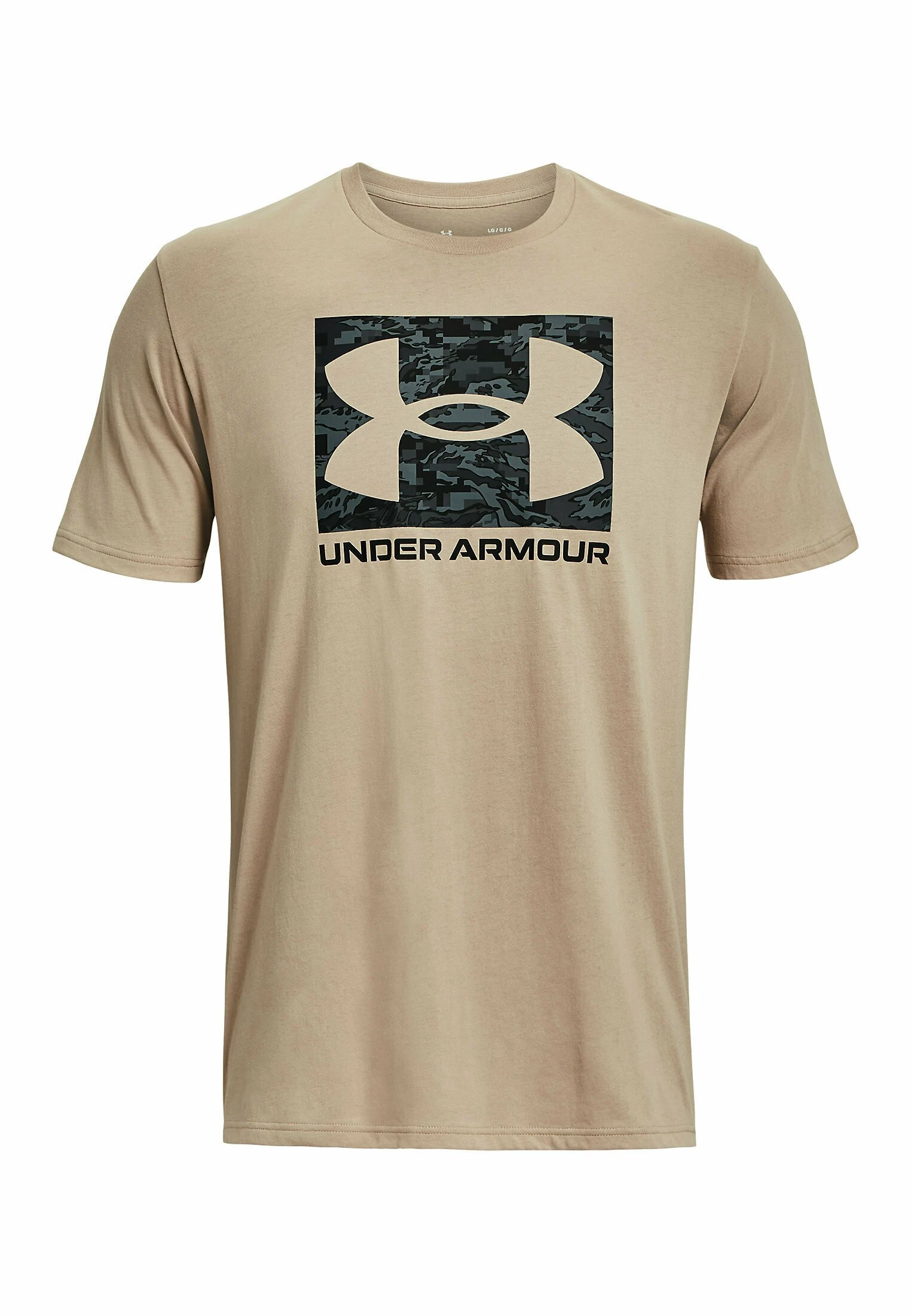 Under Armour ABC CAMO BOXED LOGO - T-shirt Z Nadrukiem - Sahara - obrazek 4
